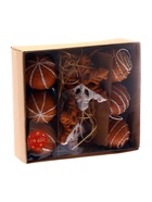 Ёлочные игрушки 8 шт. «Печенье» d=8 см и 11 см, коричневое - Фото 6