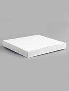 Коробка для пиццы, белая, 32×32×4 см - Фото 1