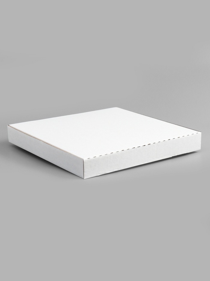 Коробка для пиццы, белая, 32×32×4 см - Фото 1