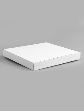 Коробка для пиццы, белая, 32?32?4 см (комплект 20 шт)