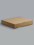 Упаковка для пиццы, бурая, 36×36×6 см - Фото 2