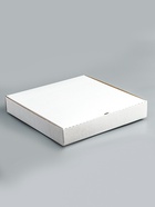 Упаковка для пиццы, белая, 36×36×6 см (20 шт) - фото 809092962