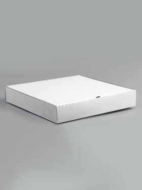 Упаковка для пиццы, белая, 36?36?6 см (комплект 20 шт)