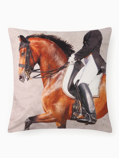 Наволочка декоративная «Этель. Грация», 40×40 см, велюр