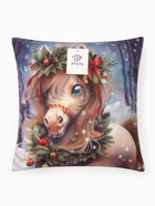 Наволочка декоративная новогодняя «Этель. Милый пони», 40×40 см, велюр 10867311