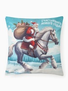 Наволочка декоративная новогодняя «Этель. Счастливого Нового года», 40×40 см, велюр - Фото 2