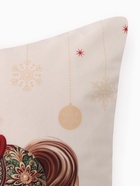 Наволочка декоративная новогодняя «Этель. Деревянный конь», 40×40 см, велюр - Фото 3