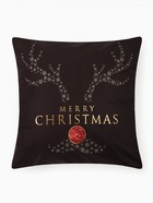 Наволочка декоративная новогодняя «Этель. Shining Horns», 40×40 см, велюр - Фото 2