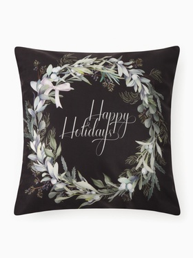 Чехол на подушку «Этель» Happy holidays, 40×40 см, велюр