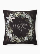 Наволочка декоративная новогодняя «Этель. Happy holidays», 40×40 см, велюр - Фото 2