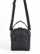 Сумка кросс-боди мужская Bagsland на молнии, 2 наружных кармана, с ручкой, длинный ремень, 17×5×22 см, чёрная - Фото 2