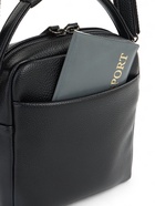 Сумка кросс-боди мужская Bagsland на молнии, 2 наружных кармана, с ручкой, длинный ремень, 17×5×22 см, чёрная - Фото 5