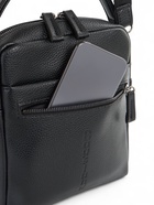 Сумка кросс-боди мужская Bagsland на молнии, 2 наружных кармана, с ручкой, длинный ремень, 17×5×22 см, чёрная - Фото 6