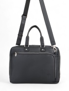 Сумка деловая мужская Bagsland на молнии, 43×4×32 см, чёрная - Фото 2