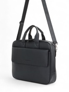 Сумка деловая мужская Bagsland на молнии, 38×9×44 см, чёрная - Фото 1