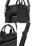 Сумка деловая мужская Bagsland на молнии, 38×9×44 см, чёрная - Фото 13