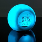 УЦЕНКА Часы - будильник Luazon LB-11, температура, подсветка, звуки природы, белый - Фото 5