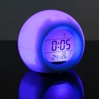 УЦЕНКА Часы - будильник Luazon LB-11, температура, подсветка, звуки природы, белый - Фото 6