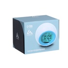 УЦЕНКА Часы - будильник Luazon LB-11, температура, подсветка, звуки природы, белый - Фото 10