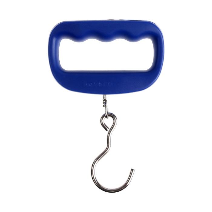 УЦЕНКА Весы-безмен Luazon LVU-05, до 50 кг, синие, крюк - Фото 1