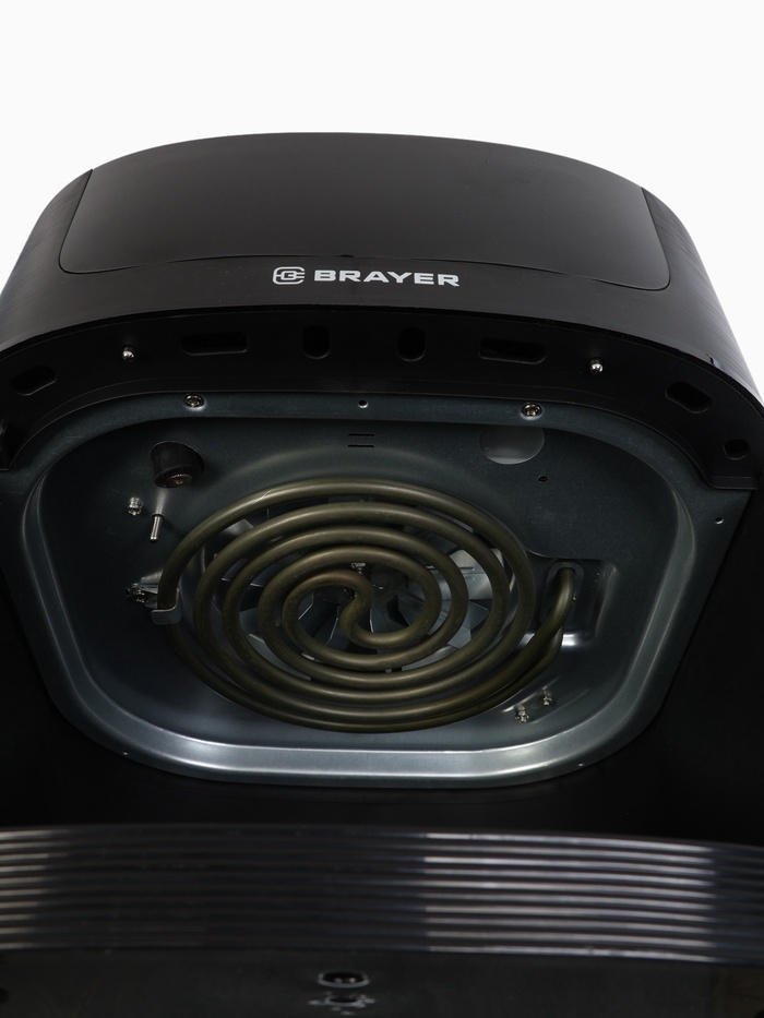 Аэрогриль BRAYER 2042BR, 8 литров, 1800 Вт, 8 программ, 80-200°С, LCD-дисплей, чёрный - фото 51799221