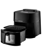 Аэрогриль BRAYER 2042BR, 8 л, 1800 Вт, 8 программ, 80-200°С, LCD-дисплей, чёрный - Фото 2