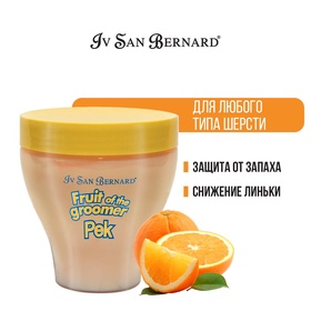 Маска Iv San Bernard Fruit of the Groomer Orange, восстанавливающая для слабой выпадающей шерсти с с 10911007
