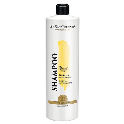 Шампунь Iv San Bernard Traditional Line Banana для шерсти средней длины 1 л