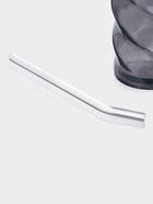 Стакан «Вихрь», 500 мл, 8×16 см, с трубочкой, силиконовая крышка, стекло, чёрный - Фото 3