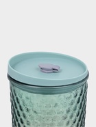 Стакан «Спектр», 500 мл, 8×16 см, с трубочкой, силиконовая крышка, стекло, зелёный - Фото 6