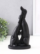 Фигурка гипс «Пара собачек», 23 см, чёрный - Фото 2