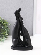 Фигурка гипс «Пара собачек», 23 см, чёрный - Фото 5