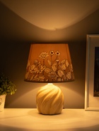 Лампа настольная керамика "Кадди" 1хE14 40Вт бежевый RISALUX - фото 809179196