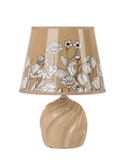 Лампа настольная керамика "Кадди" 1хE14 40Вт бежевый RISALUX - фото 809179200