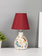 Настольная лампа 16812/1 E14 40Вт белый h.31см RISALUX - фото 52743251