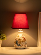 Настольная лампа 16812/1 E14 40Вт белый h.31см RISALUX - фото 52743252