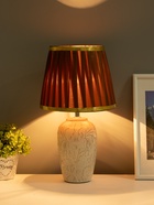 Настольная лампа «Доминика» Е27 40 Вт бежево-белый RISALUX - фото 5039565