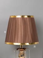 Лампа настольная 16139/1 E27 40 Вт+LED подсветка золото RISALUX - фото 5039572