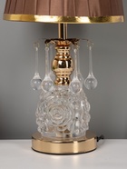 Лампа настольная 16139/1 E27 40 Вт+LED подсветка золото RISALUX - фото 5039573