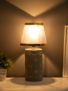 Настольная лампа "Сандра" Е14 40Вт серый RISALUX - фото 52743270