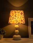 Настольная лампа Катания 1×60 Вт E27 бело-золотой RISALUX - фото 5039577