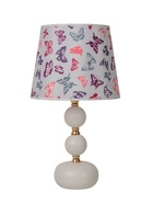 Настольная лампа Катания 1×60 Вт E27 бело-золотой RISALUX - фото 5039581