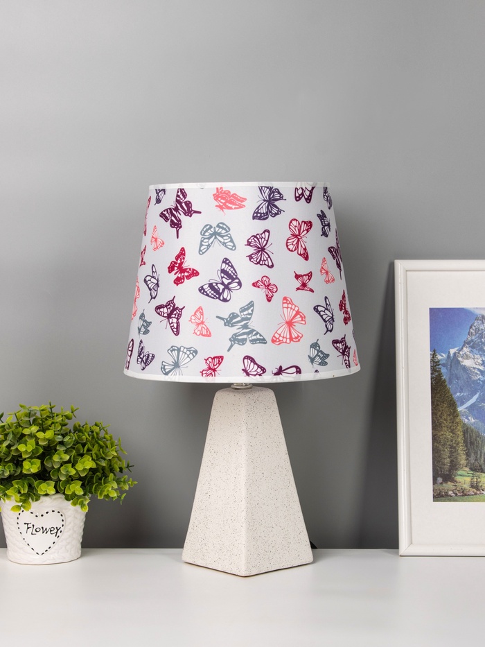 Настольная лампа «Альберта» Е27 40 Вт белый RISALUX