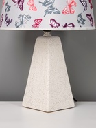 Настольная лампа «Альберта» Е27 40 Вт белый RISALUX - фото 5039590