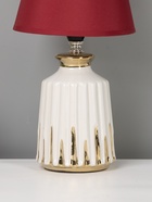 Настольная лампа «Николь» Е14 40 Вт белый/красный RISALUX 10902323