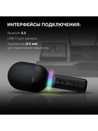Микрофон беспроводной Hyundai H-MIC101 черный HMIC101 10909135 - фото 16875047