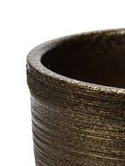 УЦЕНКА Горшок для цветов «Тёмное золото», керамический, 2.4 л, коричневый - Фото 2