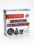 УЦЕНКА Набор бумажной посуды «С днём рождения» stars 10913518