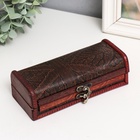 УЦЕНКА Шкатулка-купюрница дерево "Листья" 5,5х17,5х8 см - Фото 1