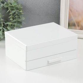 {{photo.Alt || photo.Description || 'УЦЕНКА Шкатулка для украшений «Белоснежная», дерево, 9×16×21 см'}}